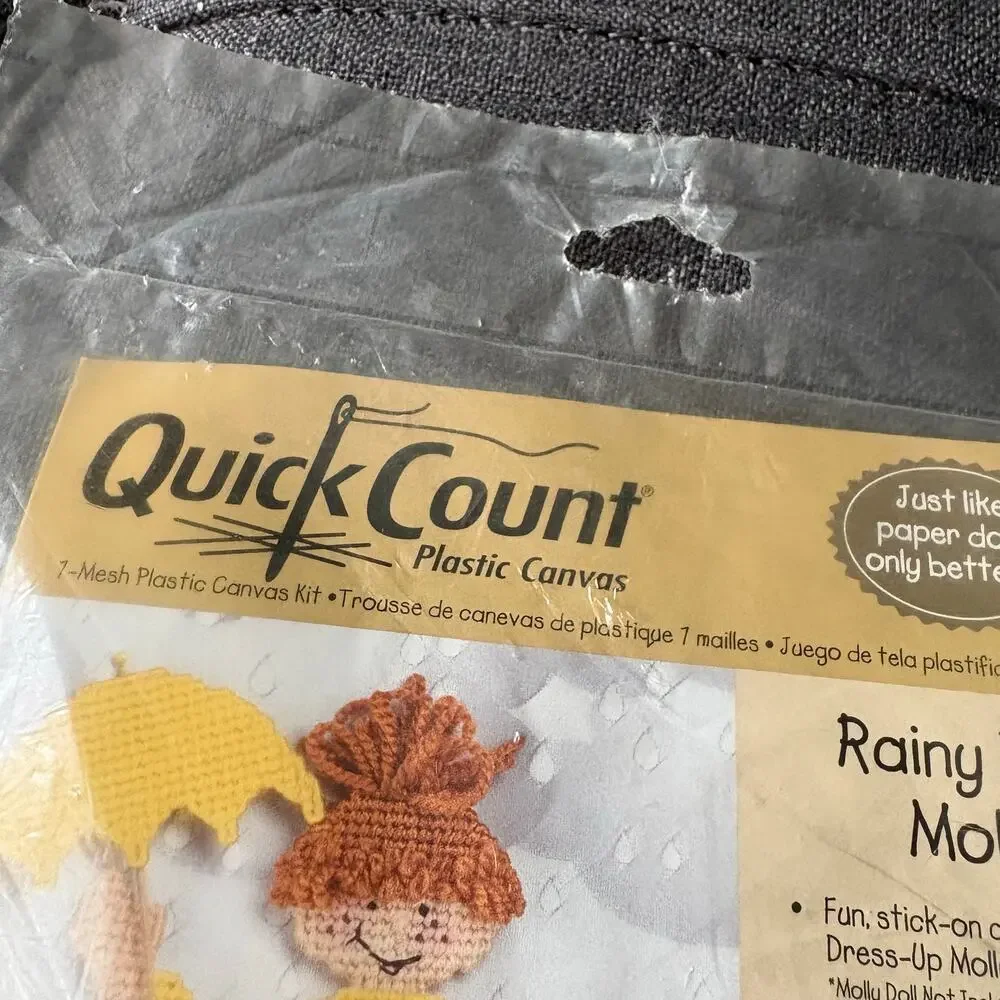 Vintage stamped needlepoint